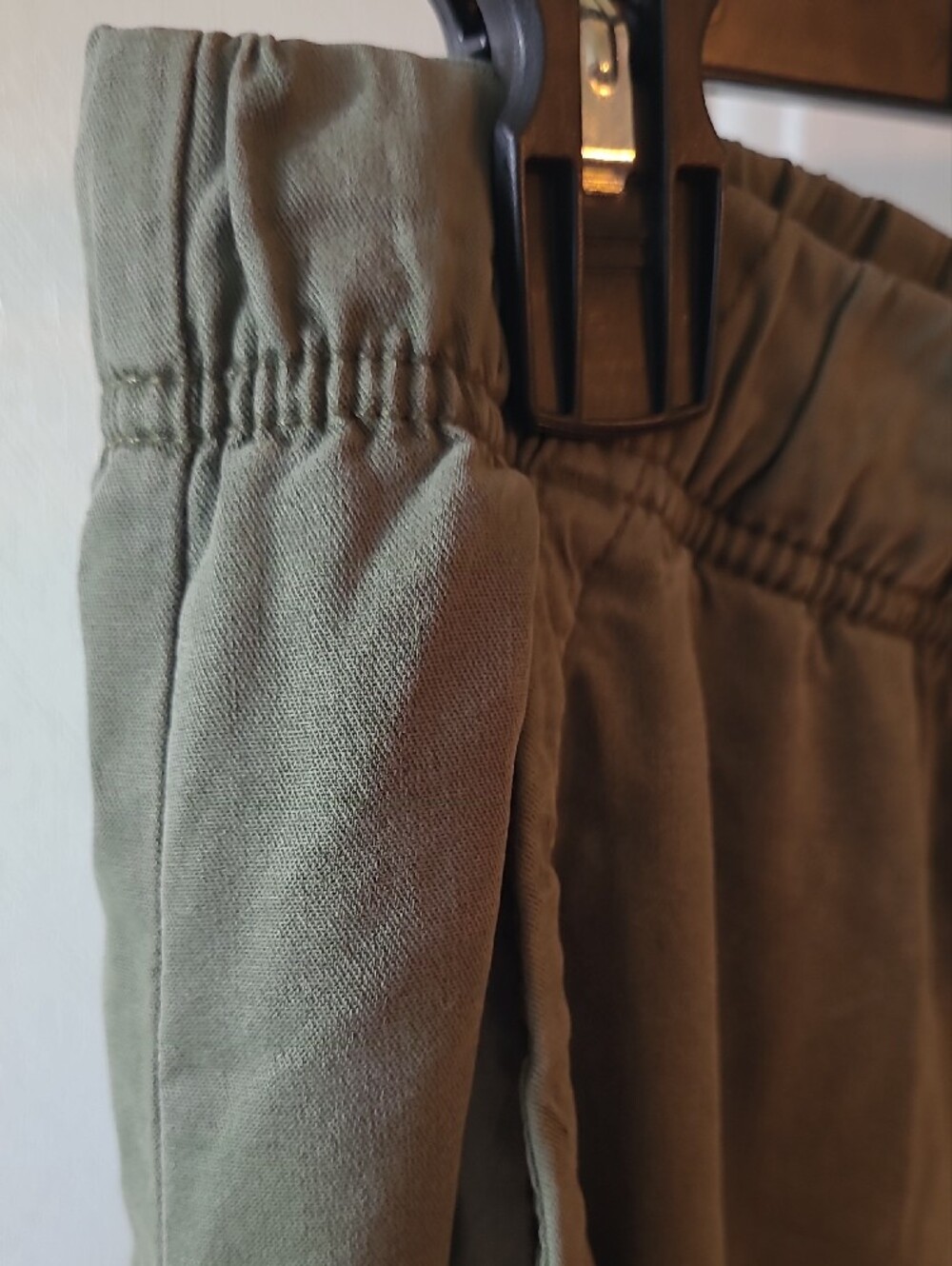 American Eagle Outfitters Olive Wide-Leg Drawstring Pants SZ M - Picture 5 of 15